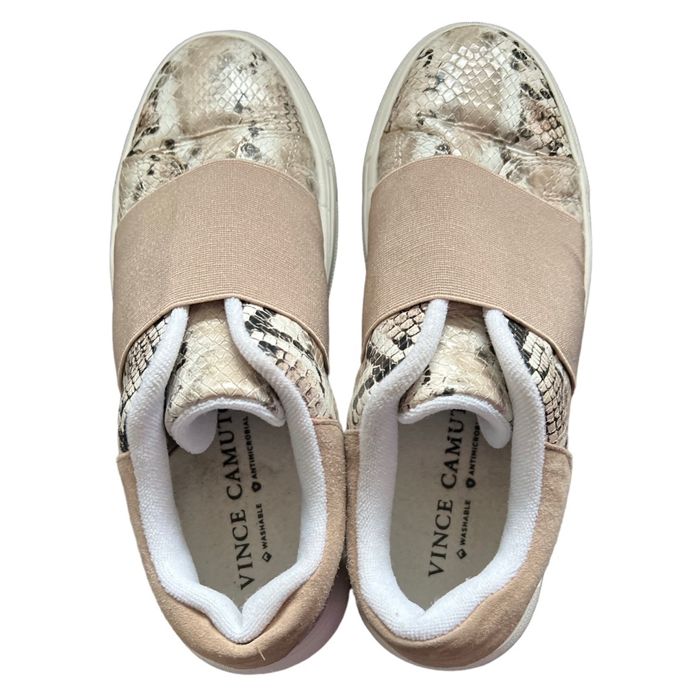 Vince Camino Maryenda Slip On Snakeskin Leather Shoe Size 8
